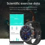 4G LTE Smartwatch for Men – Android/iOS, Full-Touch Fitness Watch