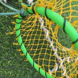 HDPE Aquaculture Trap Cage Square Ocean Crab Pot Fish Bait with Monofilament Coated Metal Frame Fishers Ocean Sports