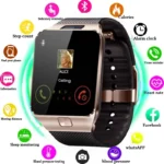 Smart Watch Mobile Phone – 4G, Touch Display, Camera SIM Slot