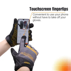 PRI Anti Slip Touch Screen Tactical Gloves Mechanic Safety Gloves Protective Work Gloves