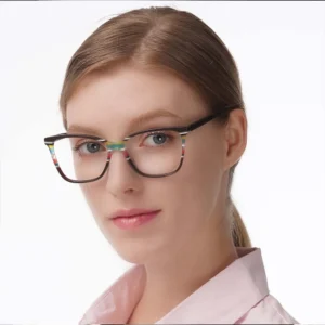 High Quality Classic Acetate Optical Cat Eye Eyeglasses Frames Blue Light Blocking Glasses