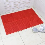 Pure PVC Non-slip Hollow Drainage Vinyl Grid Shower Bath Tub Floor Indoor Outdoor Mats