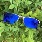 Anti Blue Light Opptical Metal TR90 Half Rim Small Rectangle Kacamata Photocromic Male Man Photogray Anti Reflection Glasses