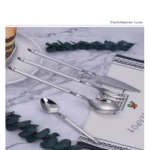 Aquaman High Quality Stainless Steel Flatware Set Classic Design Silver Spoon Fork for Home & Weddings Mirror Polished Metal