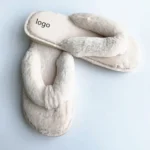 Factory Winter Wholesale slippers Non-slip Fluffy Furry Fur Slide Faux Womens Ladies Fur Flip Flops