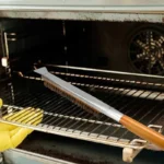 Wooden Handle Pizza Brush Long Handle Pizza Brush Pizza Stone Baking Heat Insulation Hand Clip Set Oven Cleaning Brush