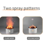 Flame Diffuser Jellyfish Volcano Diffuser Portable Flame Vulcano Humidifier Diffuser Volcano Humidifier