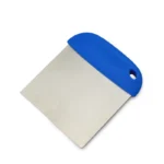 Stainless Steel Pizza Cutter Portion Maker Food Scrapers Rubber Handle Cut Knife Dough Pastry Scrapers Chopper