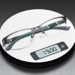 Flexible Glasses Unisex Semi Frame Blue Light Blocking Plain Spectacles Men Rectangle Reading Eyeglasses Frame