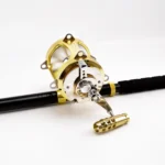 Topline Saltwater Fishing Trolling Reel 50W 2 Speed Boat Ocean Deep Sea Carrete De Pesca Big Game Fishing Reel Gold Powder