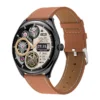 Brown leather strap