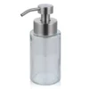 Clear bottle with matte foam pump