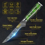 Fantasy Flower Pattern 7 Inch 67 Layers VG10 Japanese Damascus Steel Boning Knife Fish Filleting Knives With Gift Box