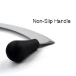 Pizza Rocker Cutter Stainless Steel Pizza Chopper Kitchen Knife Two Handles Cutter Tool Use for Waffle Cookies