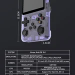 R36S Best Selling Colorful Handheld Mini Retro Game Box 500 in 1 Game Classic Console Video Game Player Boy G5 Console