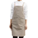 Waterproof Canvas Printing Apron Cafe Waist Aprons