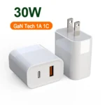 30w Dual Ports30w GaN Usb c Charger Adaptateur Type c for iphone Charger 20w Original