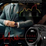 HD Big-Screen Smartwatch Watch 4 Pro Wireless Charging, 200 mAh Battery & Health Monitoring