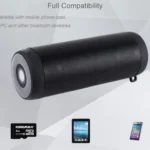 2024 Bass T2 Portable Wireless Speakers Subwoofer Waterproof BT Speaker with FM Radio TF Mic Aux USB  Flashlight