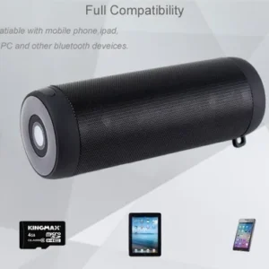 2024 Bass T2 Portable Wireless Speakers Subwoofer Waterproof BT Speaker with FM Radio TF Mic Aux USB  Flashlight