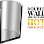 6.7oz/200ml Double Walled Coffee Mugs Stainless Steel Tea Cups Kids Camping Mugs With Handle