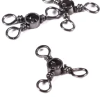 Newup 50 Pcs/bag Trigeminal Swivel Fishing Tackle Accessories