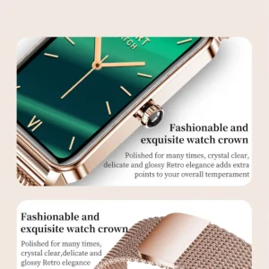 VALDUS Luxury Women Wristwatch ZX19 Smart Watch IP68