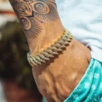 New Iced Out Sparking Men Hip Hop Punk Fashion Jewelry Cubic Zirconia Paved CZ Spike 30mm Cuban Bracelet