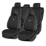 Breathable Universal Flax Fabric 9D Car Seat Cover 5 Seat Cover Set