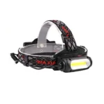 2500 Lumens Brightest Head Lamp IPX4 Headlight for Camping Outdoors 2 in 1 USB Rechargeable Headlamp COB Work Flashlight Torch