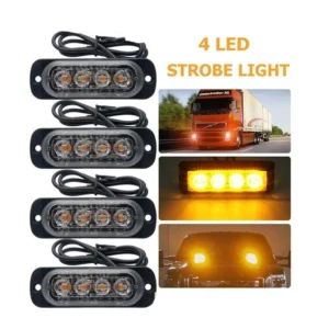 Rooftop Emergency Strobe Lights Car Hazard Vehicle Truck Snow Plow Signal Lamp Flashing Beacon Warning Light