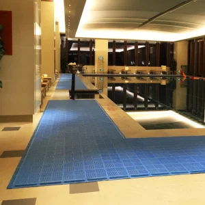 Pure PVC Soft Plastic Non-Slip Entrance Mats Interlocking Indoor Bath Tub Flooring Solid Vinyl Grid Shower Bath Tile Bathroom