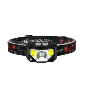 Ultralight COB LED Rechargeable Sensor Headlamp Plastic Camping Head Torch for Running & Hiking Premium Product Category