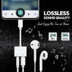 Dual USB Type C 2-in-1 Audio Splitter Fast Charge S20 Ultra S10 9 Note10 Plus Adapter with 3.5mm Headphone for Mobile Phones