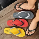 Greatslides 2024 Hot Selling Custom Logo Sandals,Mens Slippers Casual Sandals,Beach Flip-Flops Slippers for Men