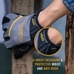 PRI Anti Slip Touch Screen Tactical Gloves Mechanic Safety Gloves Protective Work Gloves