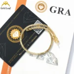 Hip Hop Iced Out Fine Jewelry 2mm 3mm 4mm 5mm 6mm 6.5mm Lab Diamond 925 Silver VVS Moissanite Tennis Chain Necklaces