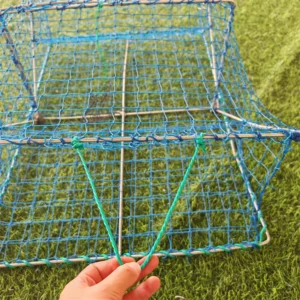 Durable and Easy-to-Use Monofilament Crab Trap for Fishing Nets