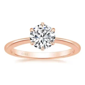 SGARIT Customized Fine Gold Jewelry Platinum 9k 10k 14k 18k Gold 1ct VVS Lab Diamond CVD Moissanite Ring Wedding Engagement