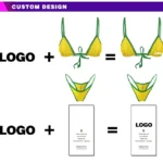 Bikini Halter & amp; Lace up Pleated Swimwear Hollow Front Bathing Suit Crinkle Swimsuits