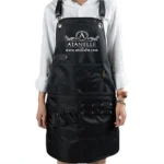 SunYue Barber Waterproof Oilproof Black Apron Hairdresser