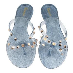 Fashion Ladies Shoes Sexy Cute  Jelly Womens Sandals slippers  slip on Summer Flat Women's Sandals