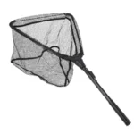 78CM Folding Fish Landing Net Portable Collapsible Triangular Fly Fishing Long Handle  Landing Net