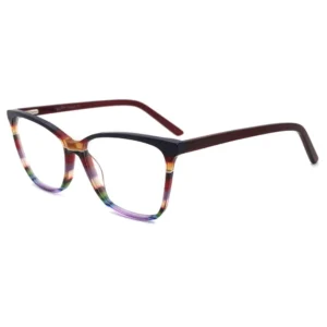 High Quality Classic Acetate Optical Cat Eye Eyeglasses Frames Blue Light Blocking Glasses