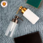 Matte Lotion Pump Glass Soap Dispenser with 304 Stainless Steel Pump Luxury Modern Soap Dispenser for Bathroom Accessories