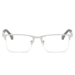 New Luxury 1.50 Degree Women Eyewear Metal Half Frame Blue Light Protection Reading Glasses Men