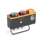 Wall Mounted Bathroom Toothbrush Holder with Sterilizer Function Automatic Toothpaste Dispenser