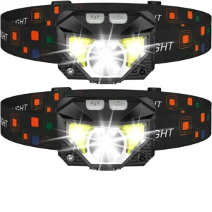 Ultralight COB LED Rechargeable Sensor Headlamp Plastic Camping Head Torch for Running & Hiking Premium Product Category