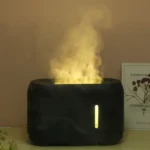 Volcano Essential Oil Aromatherapy 3d Flame Aroma Diffuser LED Light Humidifier with Flame