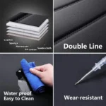 2022 BMW AUDI Leather Car Seat Covers Full Set for Auto Interior Accessories TOYOTA HONDA CIVIC